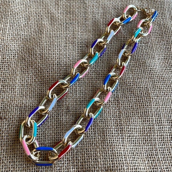 European 2023 In style Candy Color Dripping choker Necklace Enamel Drip - Picture 12 of 16